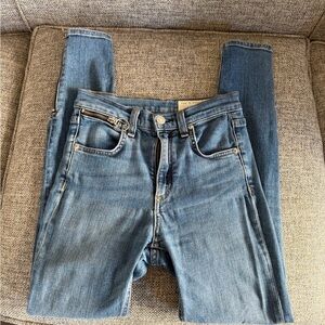 rag & bone Skinny Jeans in Light Blue
